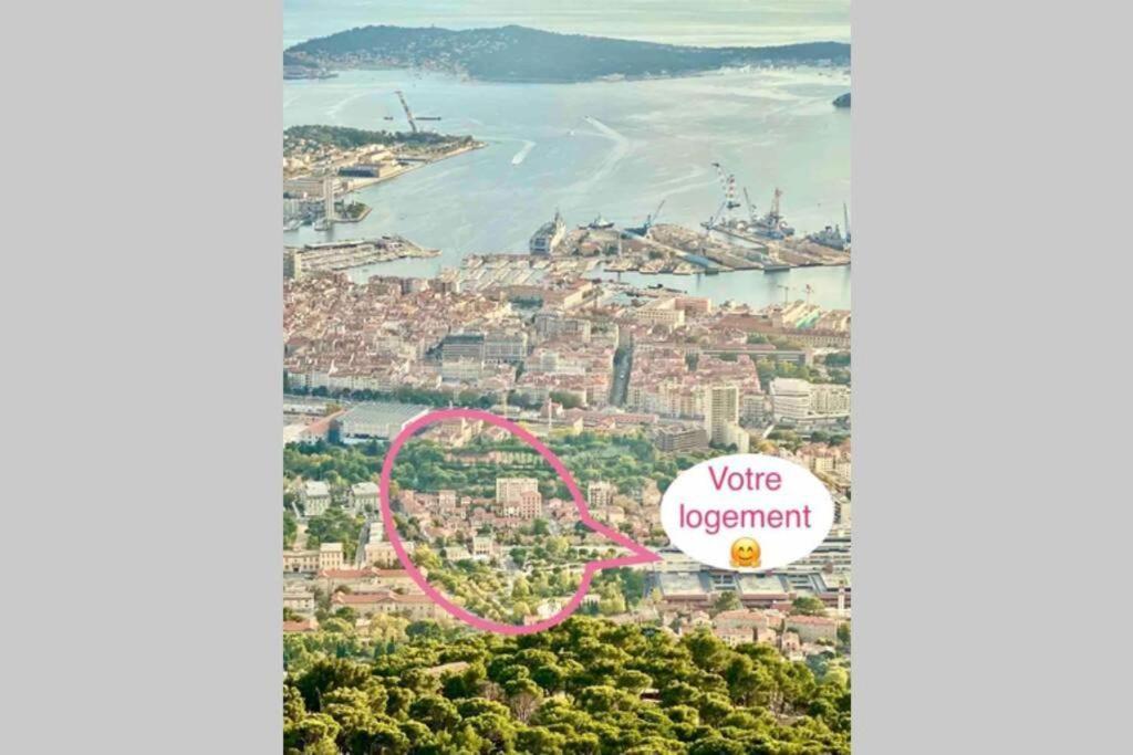 Balcon Du Faron- Proche Gare & Centre Ville - Clim Toulon Dış mekan fotoğraf